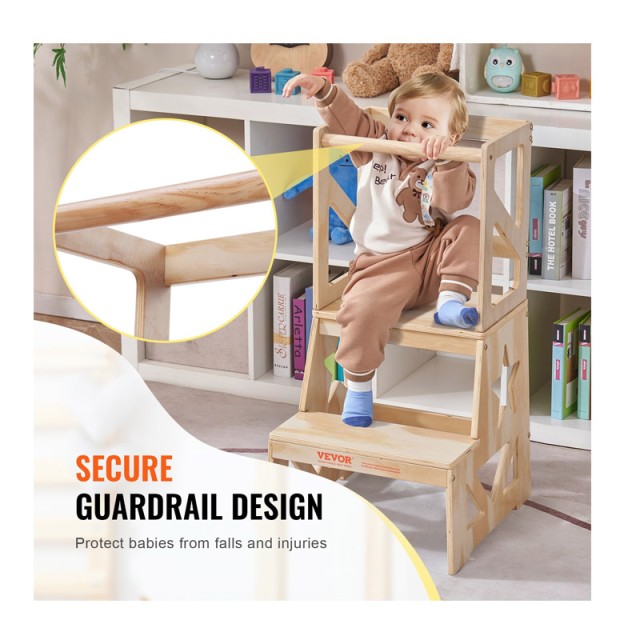 Ξύλινος Πύργος Εκμάθησης 48.6 x 38.9 x 86.4 cm VEVOR ETKDJBHDMZAXSXAXDV0
