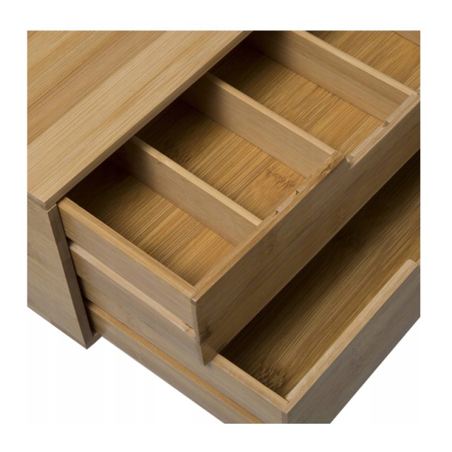 Ξύλινος Διοργανωτής με 2 Συρτάρια για Κάψουλες Καφέ 34 x 34 x 14.5 cm 5Five Simply Smart 179601