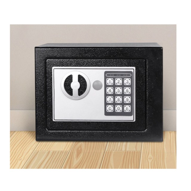 Χρηματοκιβώτιο Ασφαλείας με Ηλεκτρονική Κλειδαριά και Κλειδί 23 x 17 x 17 cm Verk Group 5907451347461