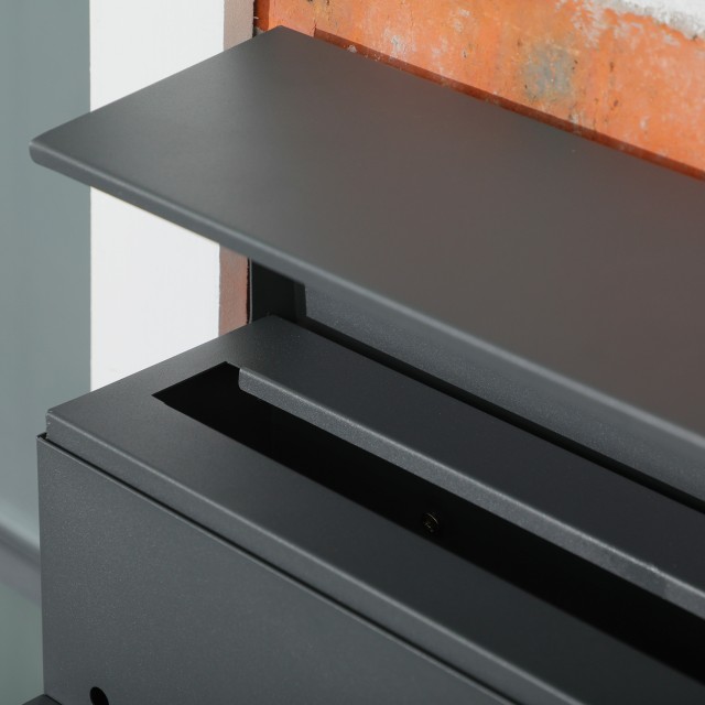 Μεταλλικό Γραμματοκιβώτιο 37 x 10.5 x 37 cm HOMCOM B80-009V00CG