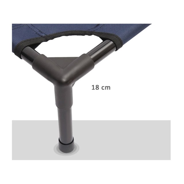 Υπερυψωμένο Μεταλλικό Κρεβάτι για Κατοικίδια 76 x 61 x 18 cm Pawhut D1-0237