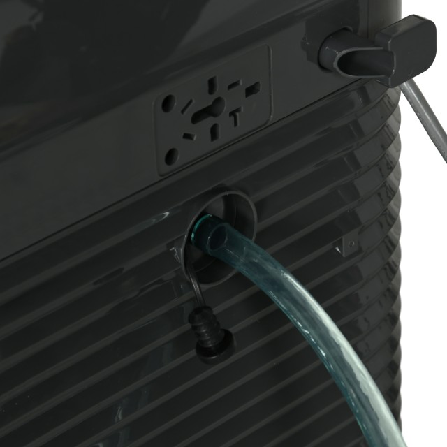 Φορητό κλιματιστικό HOMCOM με χρονοδιακόπτη, 3 λειτουργίες και 3 ταχύτητες, σε πλαστικό ABS, 44,3x34x81,5 cm, λευκό 823-052V90WT