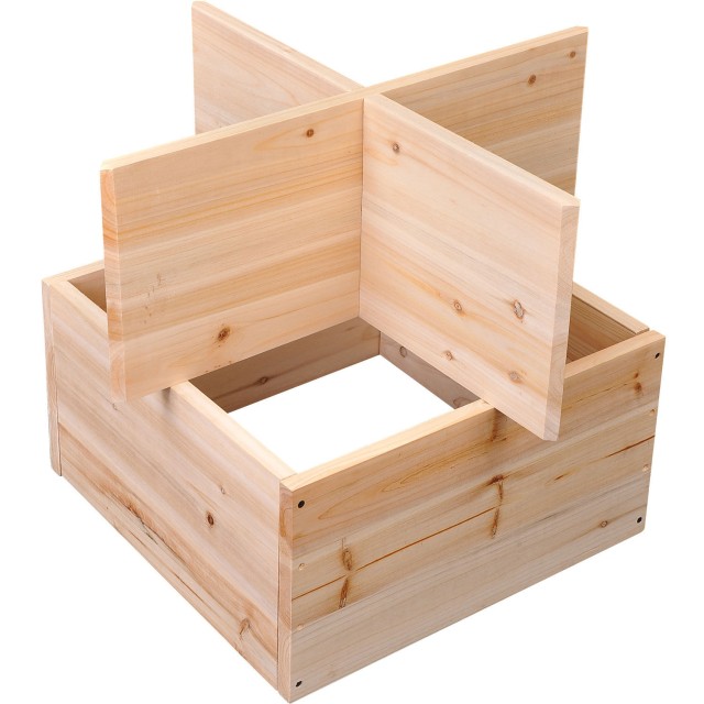 Ξύλινη Κάβα Κρασιών για 24 Μπουκάλια 50 x 26 x 50 cm HOMCOM 05-0012